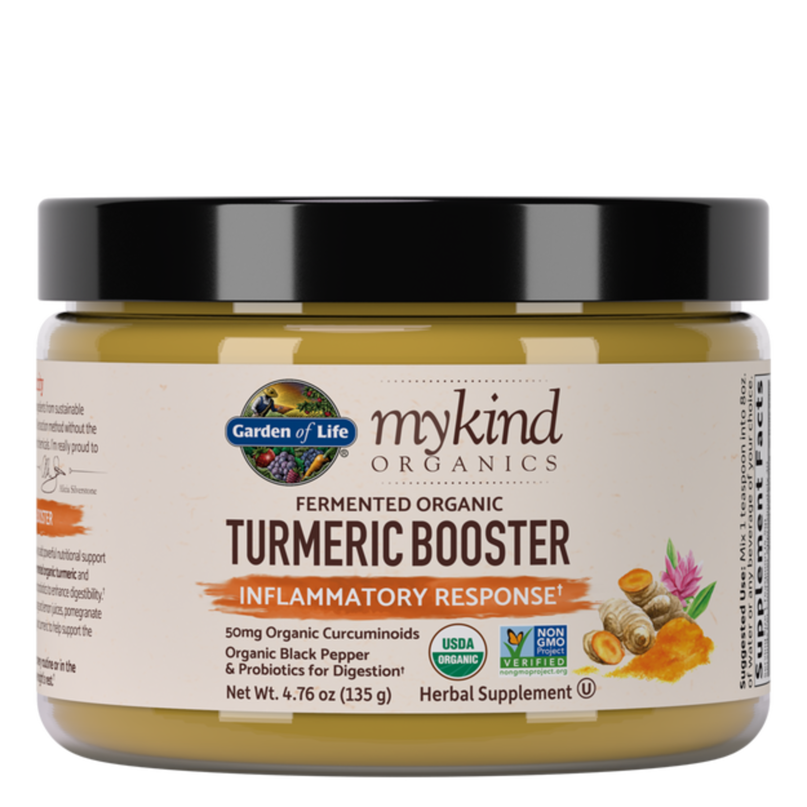 Garden of Life Garden of Life - Fermented Organic Turmeric Booster Powder - 4.76 oz