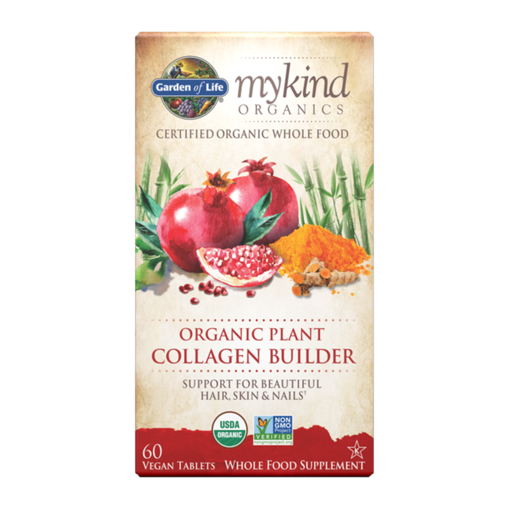 Garden of Life Garden of Life - Mykind Organics Plant Collagen Builder - 60 Veg Tablets