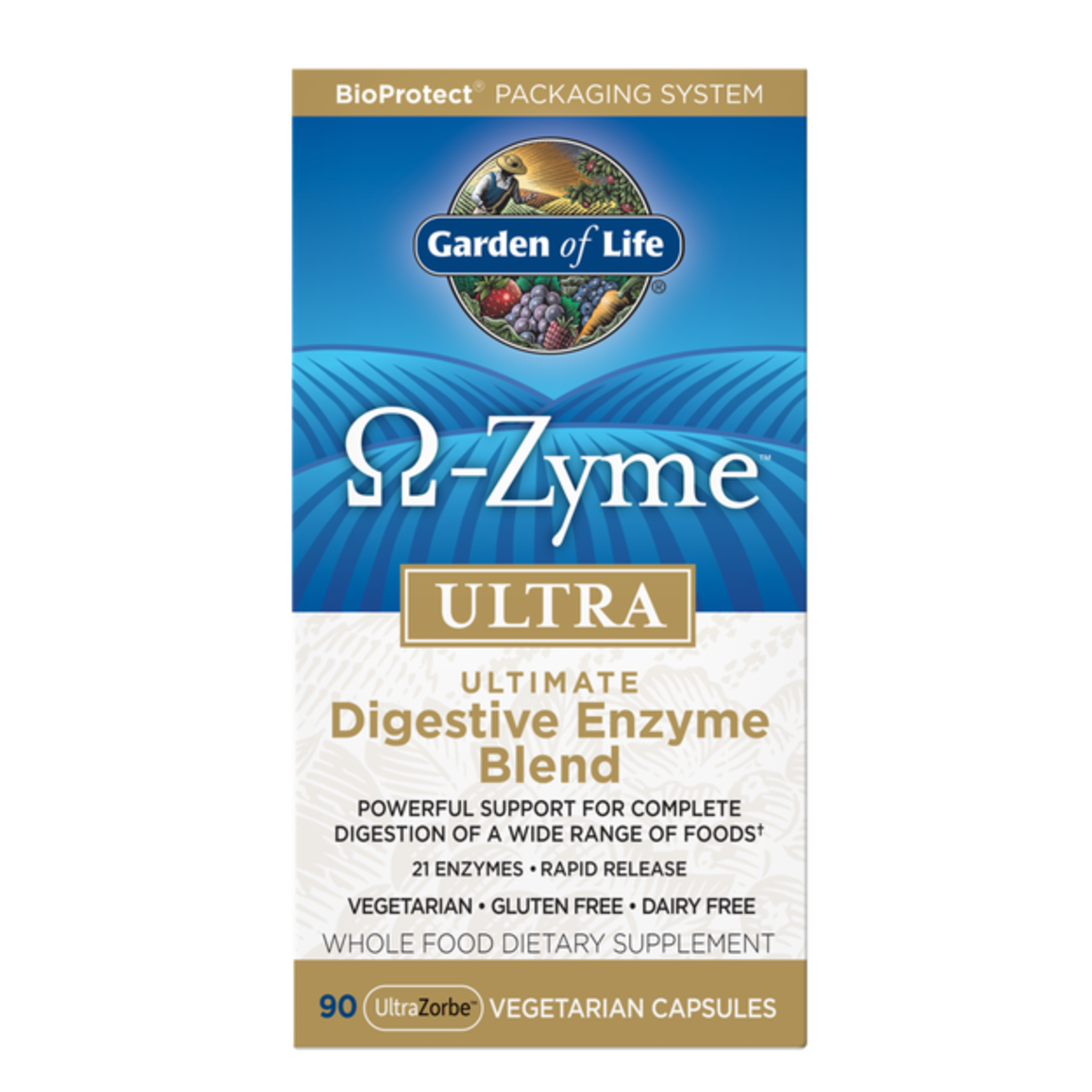 Garden of Life Garden of Life - O-Zyme Ultra Ultimate Digestive Enzyme Blend - 90 Capsules