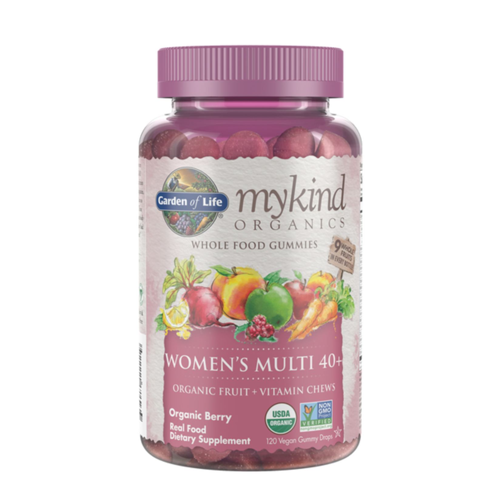 Garden of Life Garden of Life - Mykind Organics Women's Multi 40+ Berry - 120 Gummies