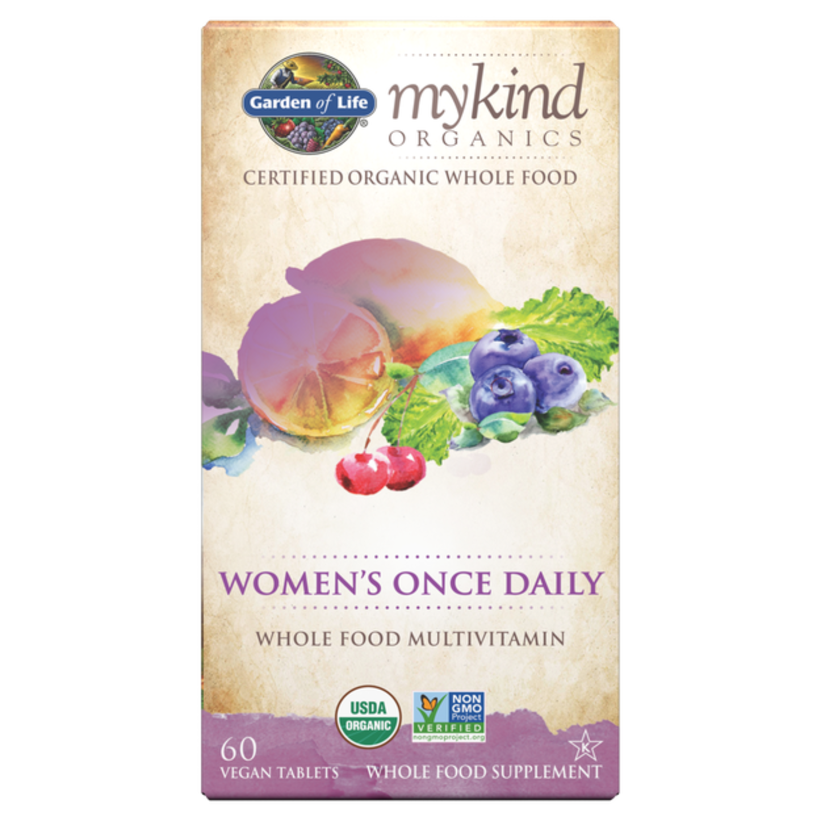 Garden of Life Garden of Life - Mykind Organics Womens Once Daily Multi - 60 Tablets