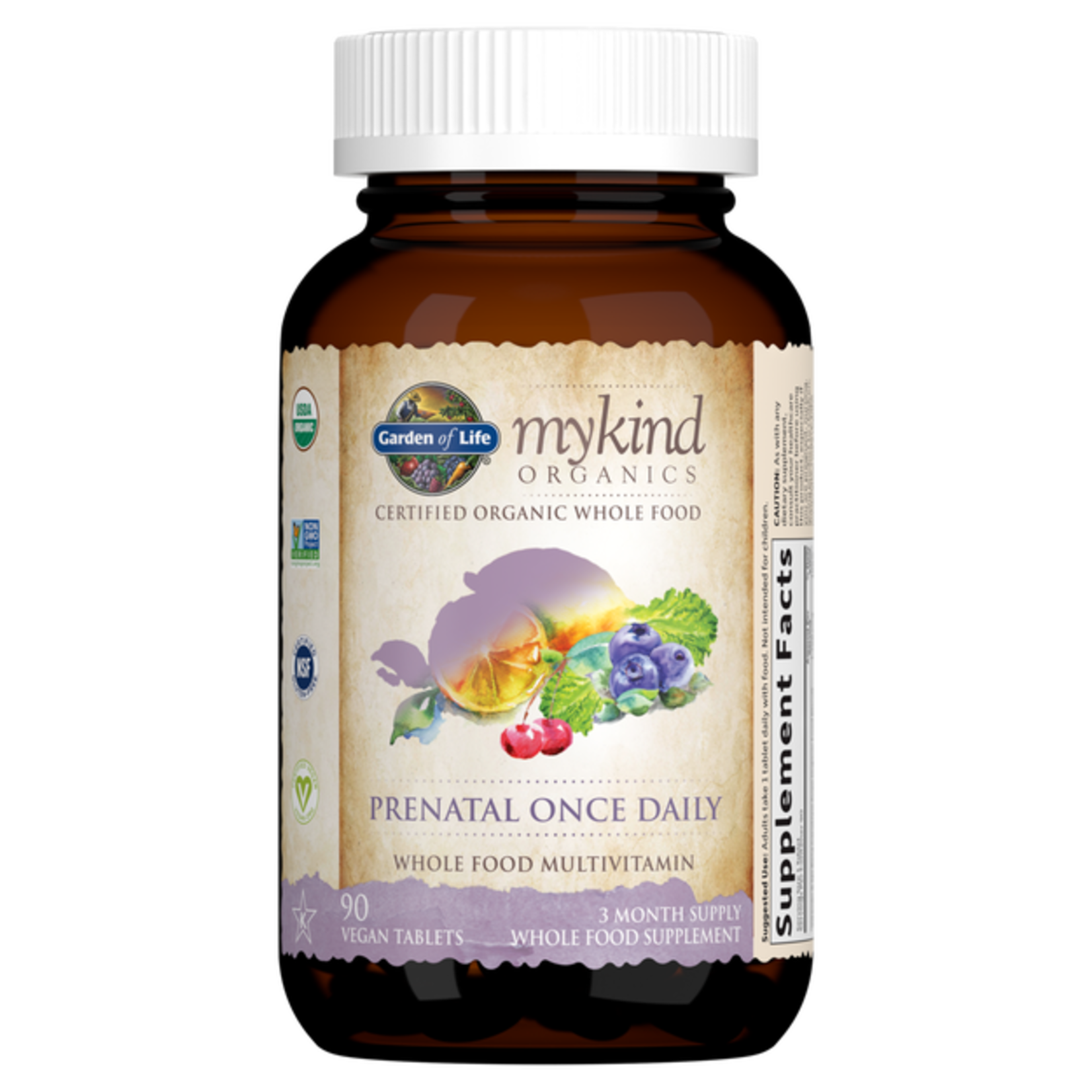 Garden of Life Garden Of Life - Mykind Organics Prenatal Once Daily - 90 Tablets