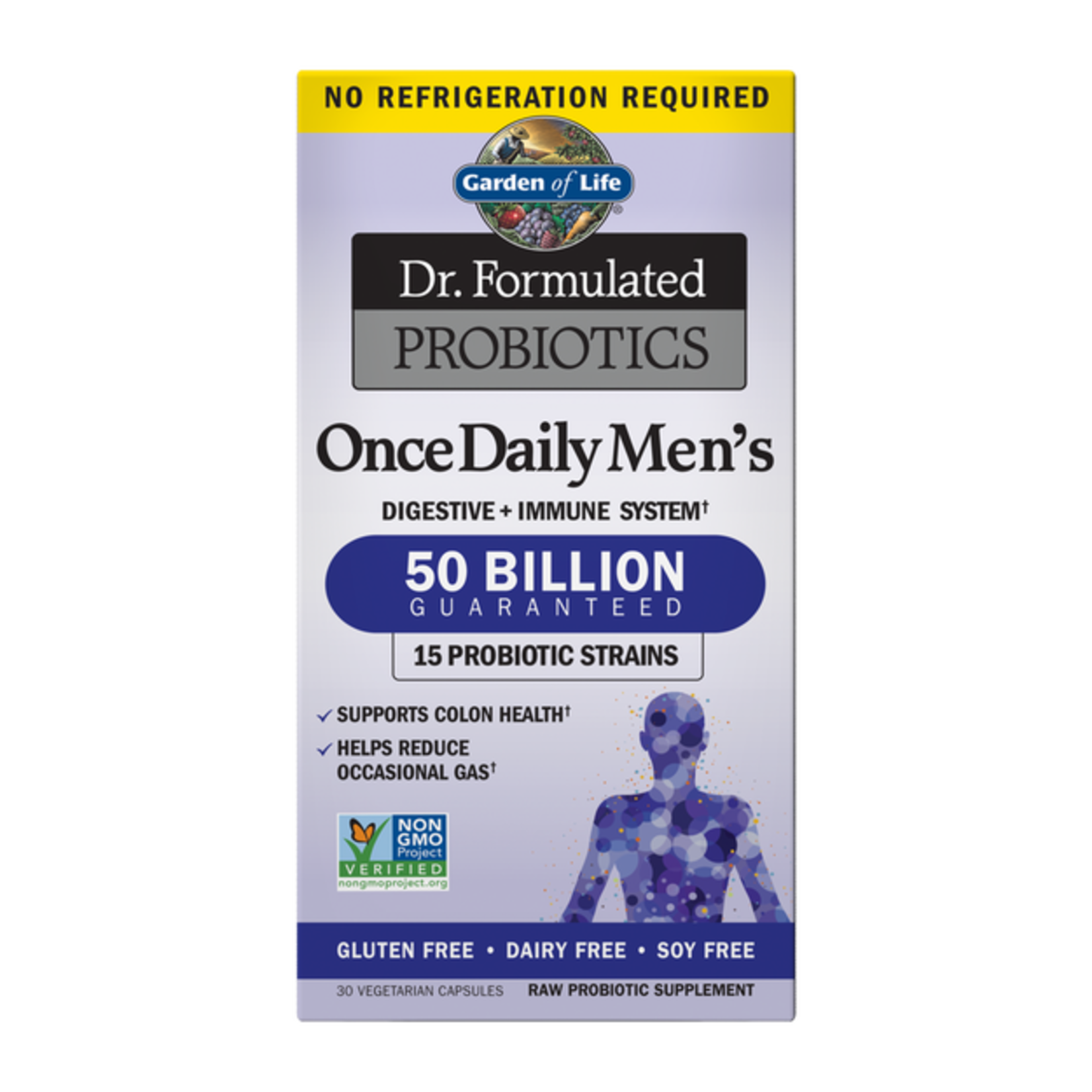 Garden of Life Garden of Life - Dr. Formulated Once Daily Men's Probiotic 50 Billion - 30 Veg Capsules