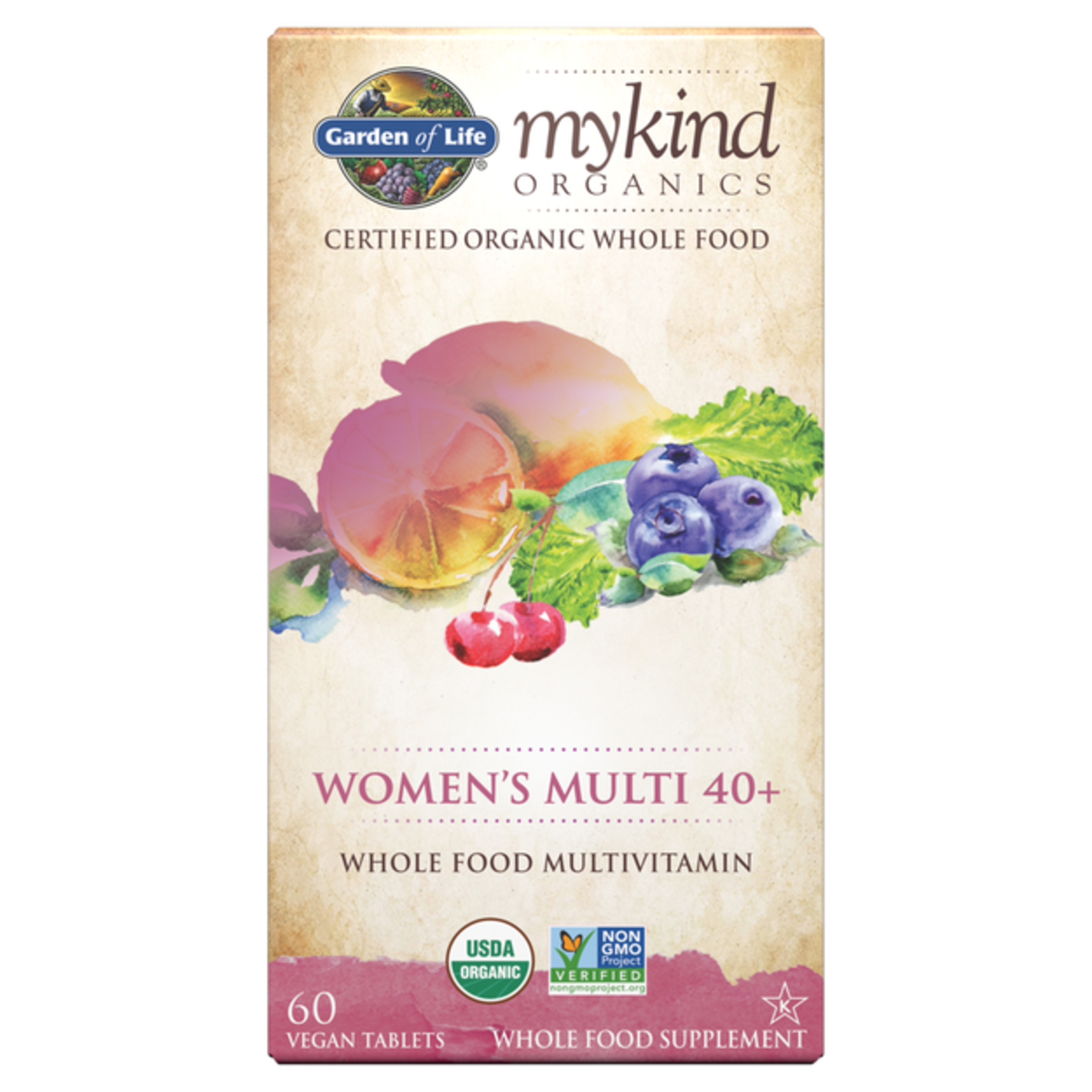 Garden of Life Garden of Life - Mykind Organics Women's Multi 40+ - 60 Tablets