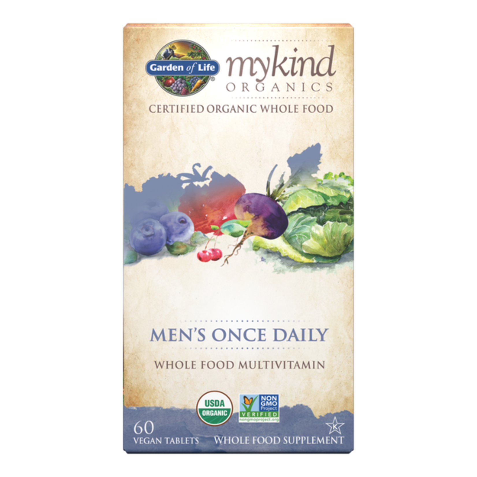 Garden of Life Garden of Life - Mykind Organics Mens Once Daily - 60 Tablets