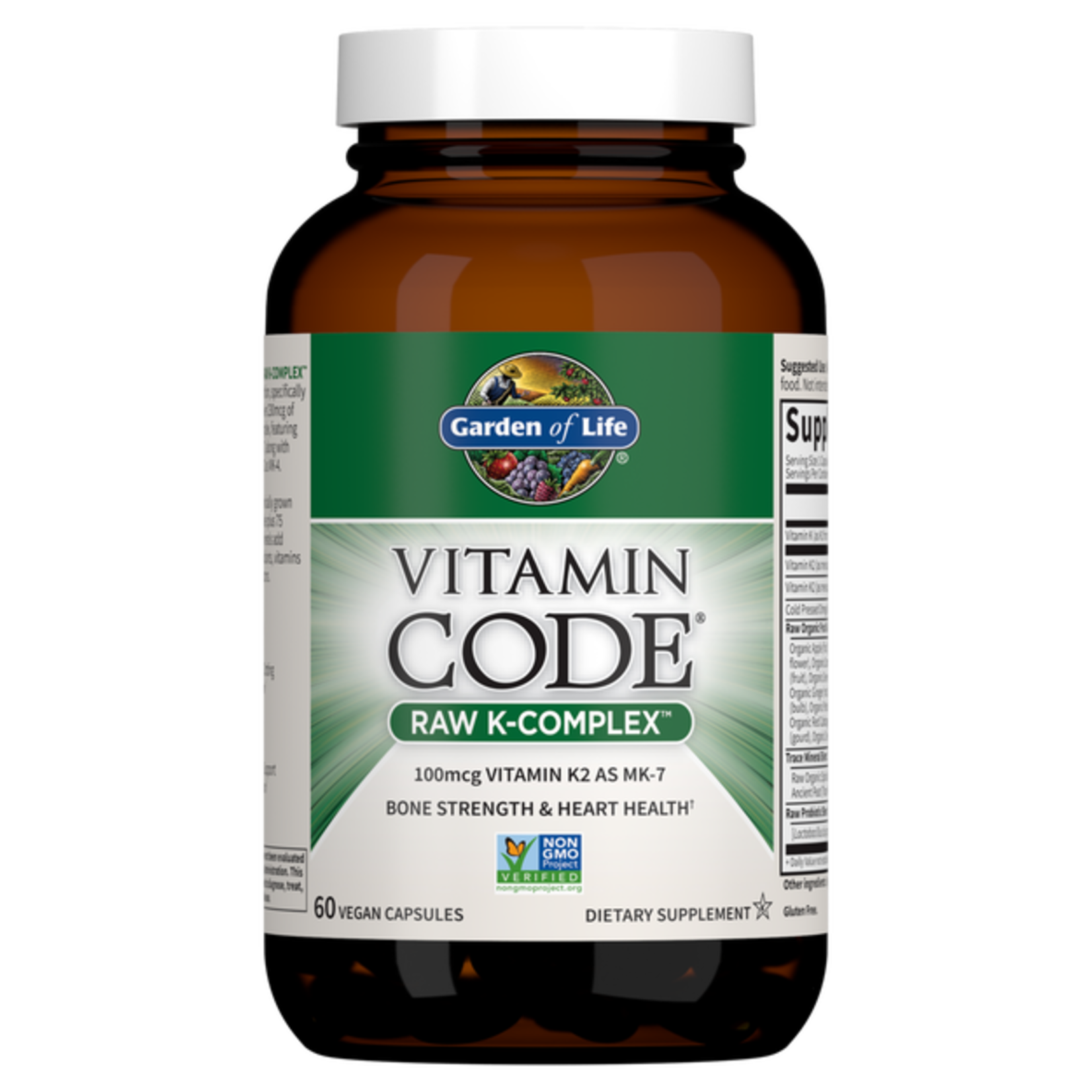 Garden of Life Garden of Life - Vitamin Code Raw K-Complex - 60 Capsules