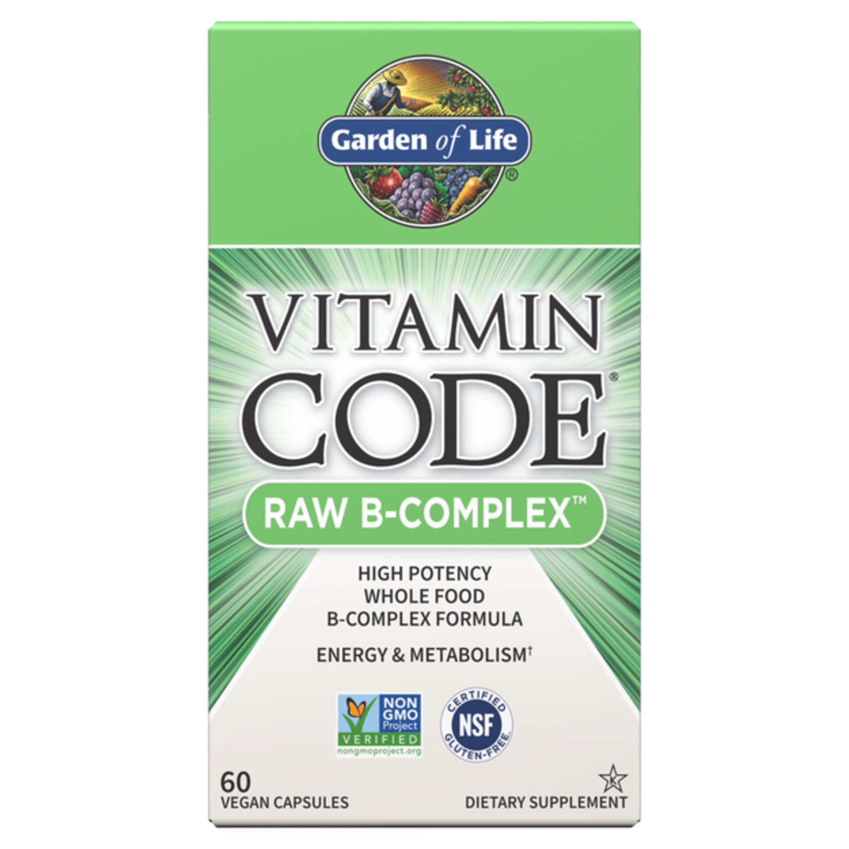 Garden of Life Garden of Life - Vitamin Code Raw B-Complex - 120 Capsules