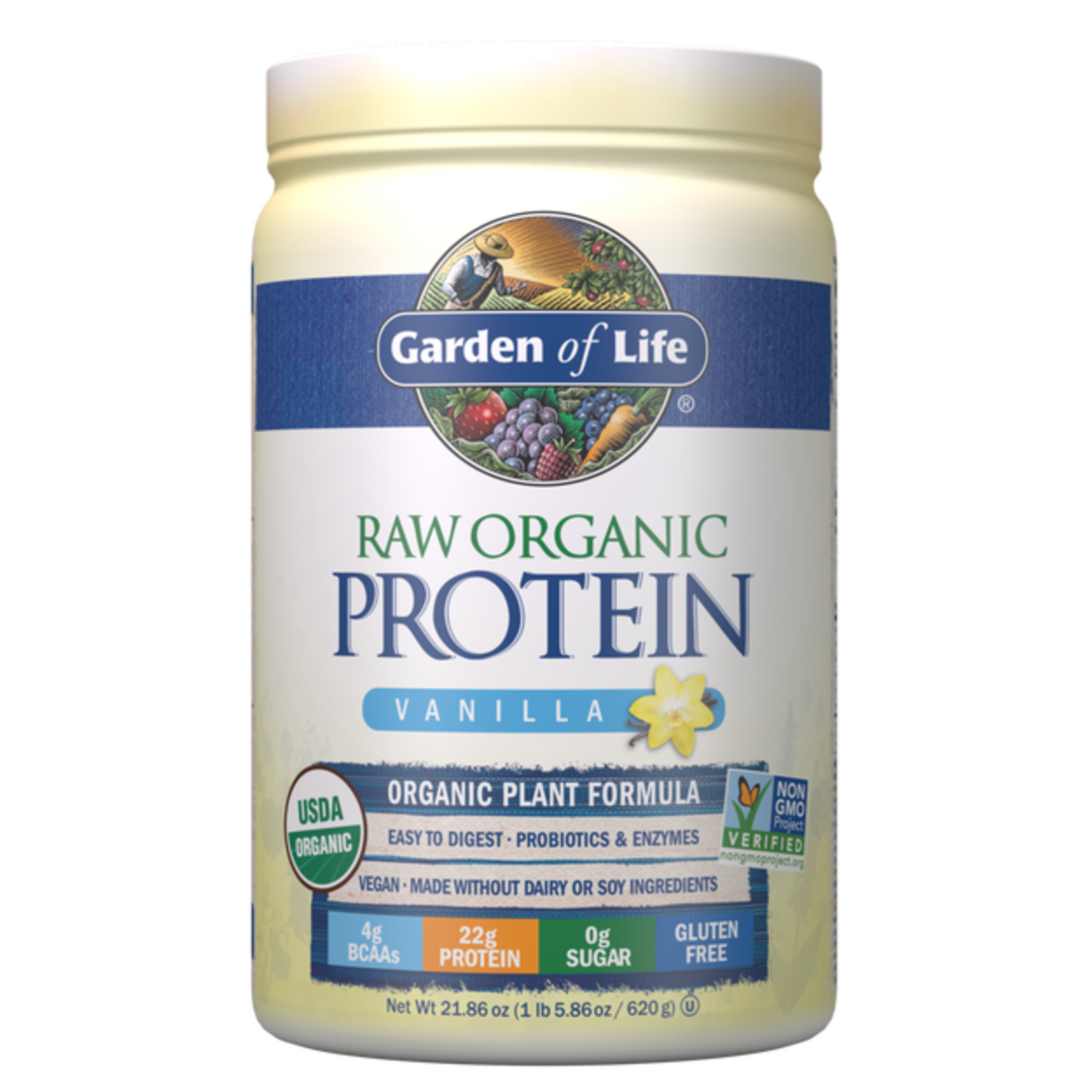 Garden of Life Garden of Life - Raw Organic Protein Vanilla - 620 g