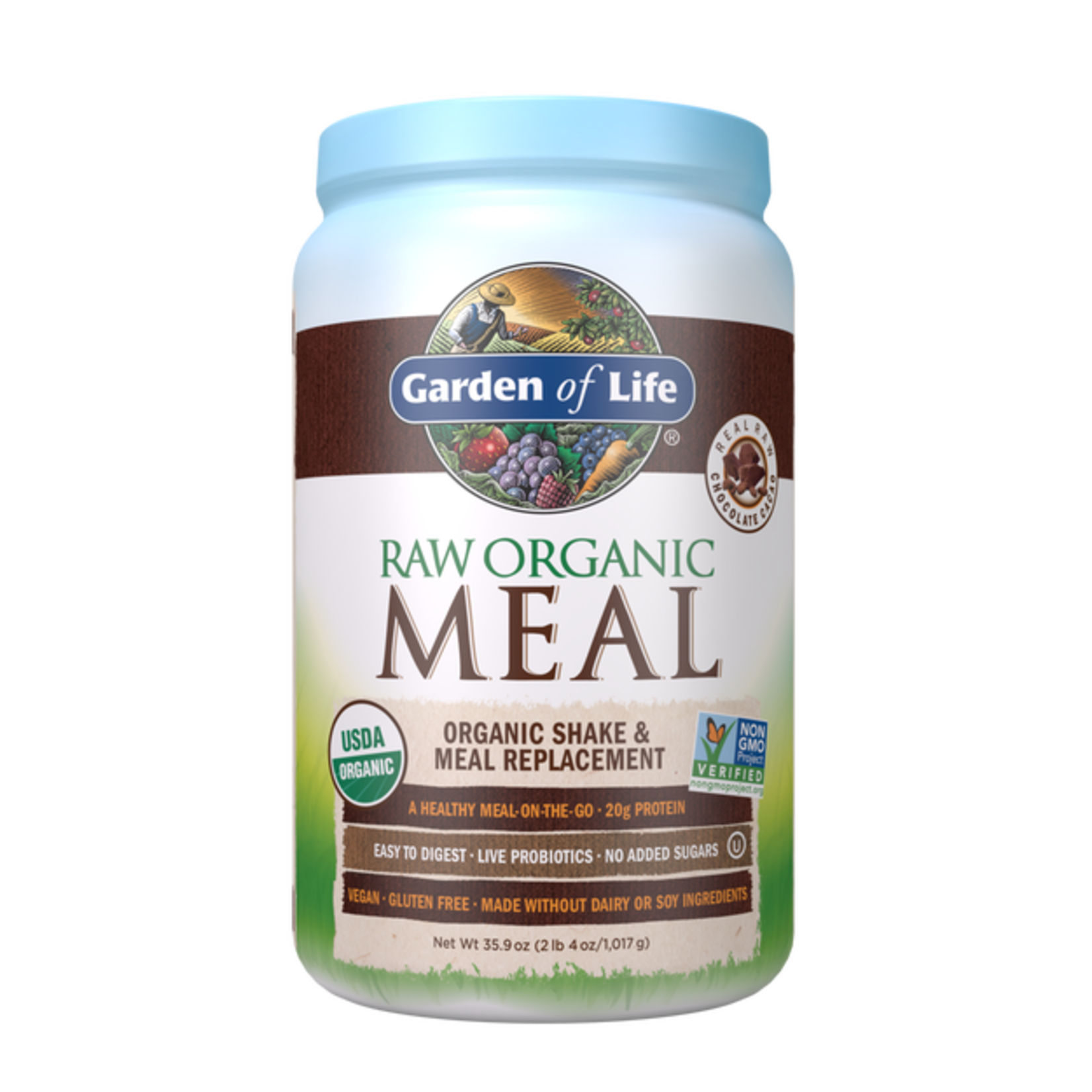 Garden of Life Garden Of Life - Raw Organic Meal Chocolate - 1017 g