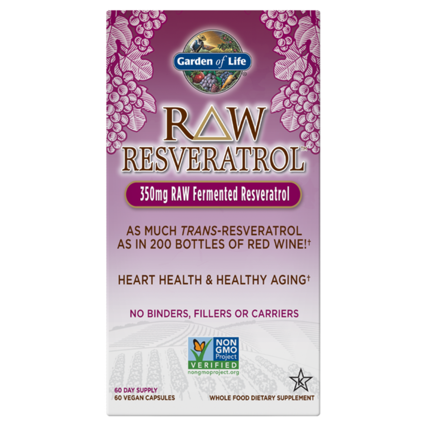 Garden of Life Garden of Life - Raw Resveratrol - 60 Capsules