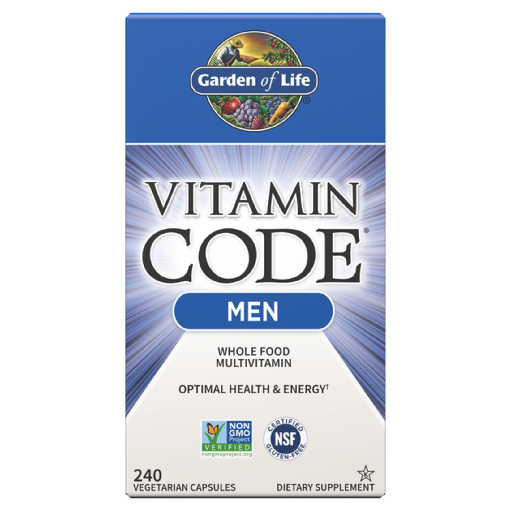 Garden of Life Garden of Life - Vitamin Code Men - 240 Capsules