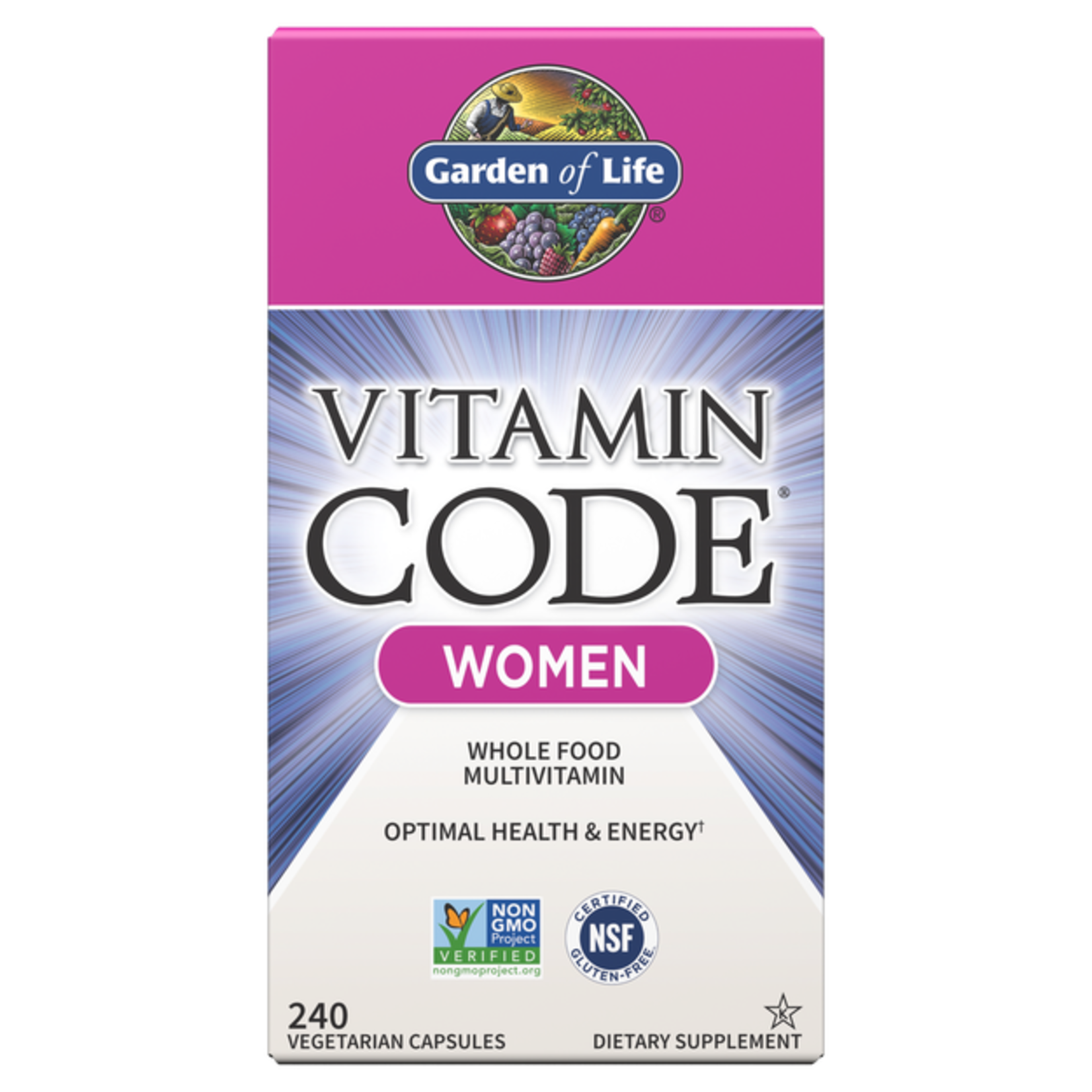Garden of Life Garden of Life - Vitamin Code Women Multivitamin - 240 Capsules