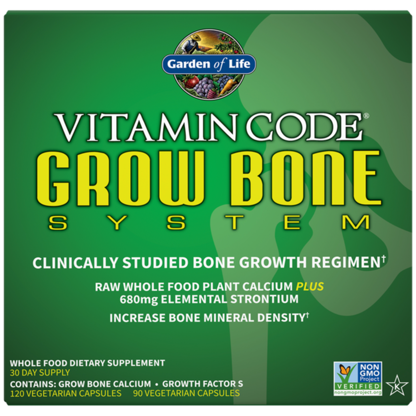 Garden of Life Garden of Life - Vitamin Code Grow Bone System - 1 Kit