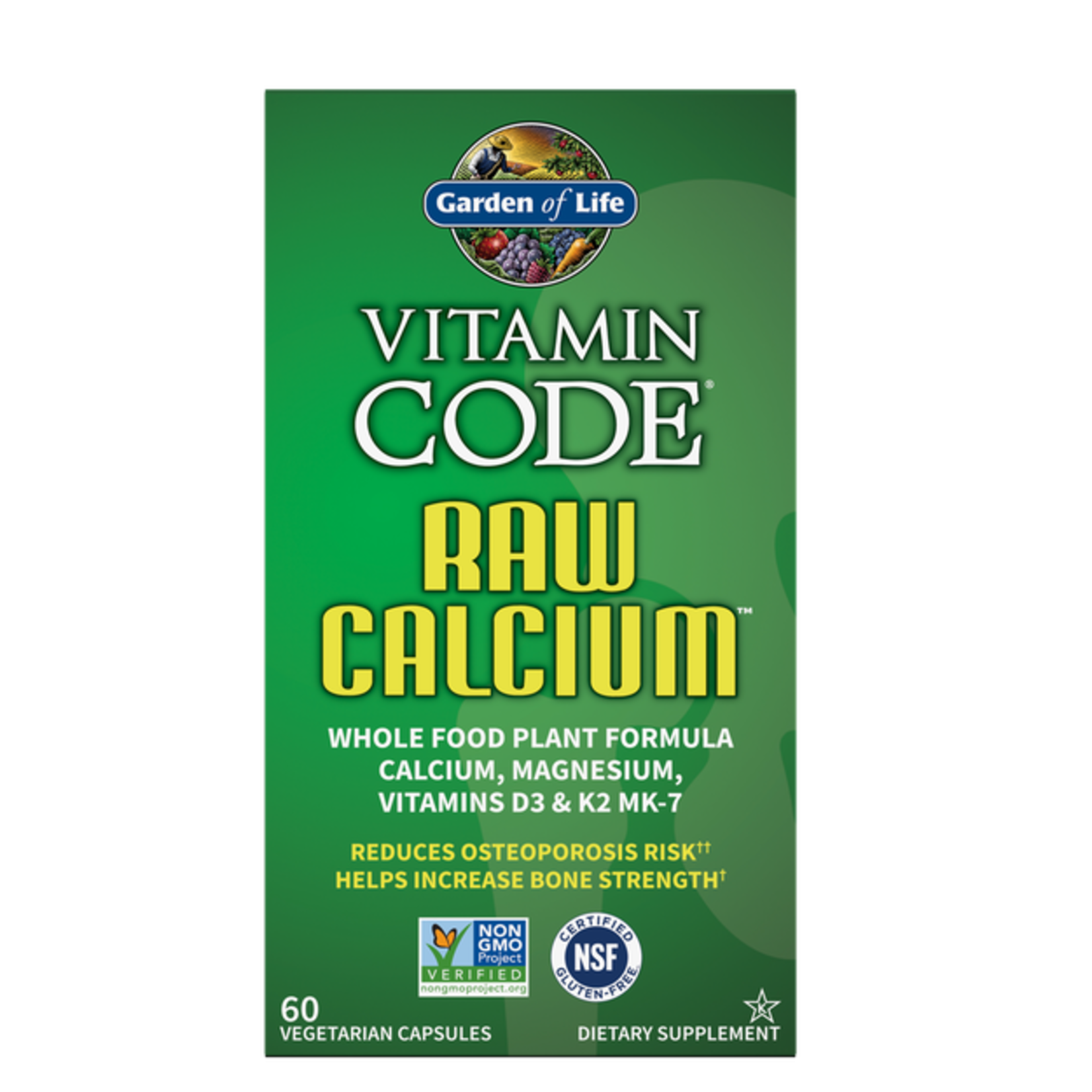 Garden of Life Garden of Life - Vitamin Code Raw Calcium - 60 Capsules