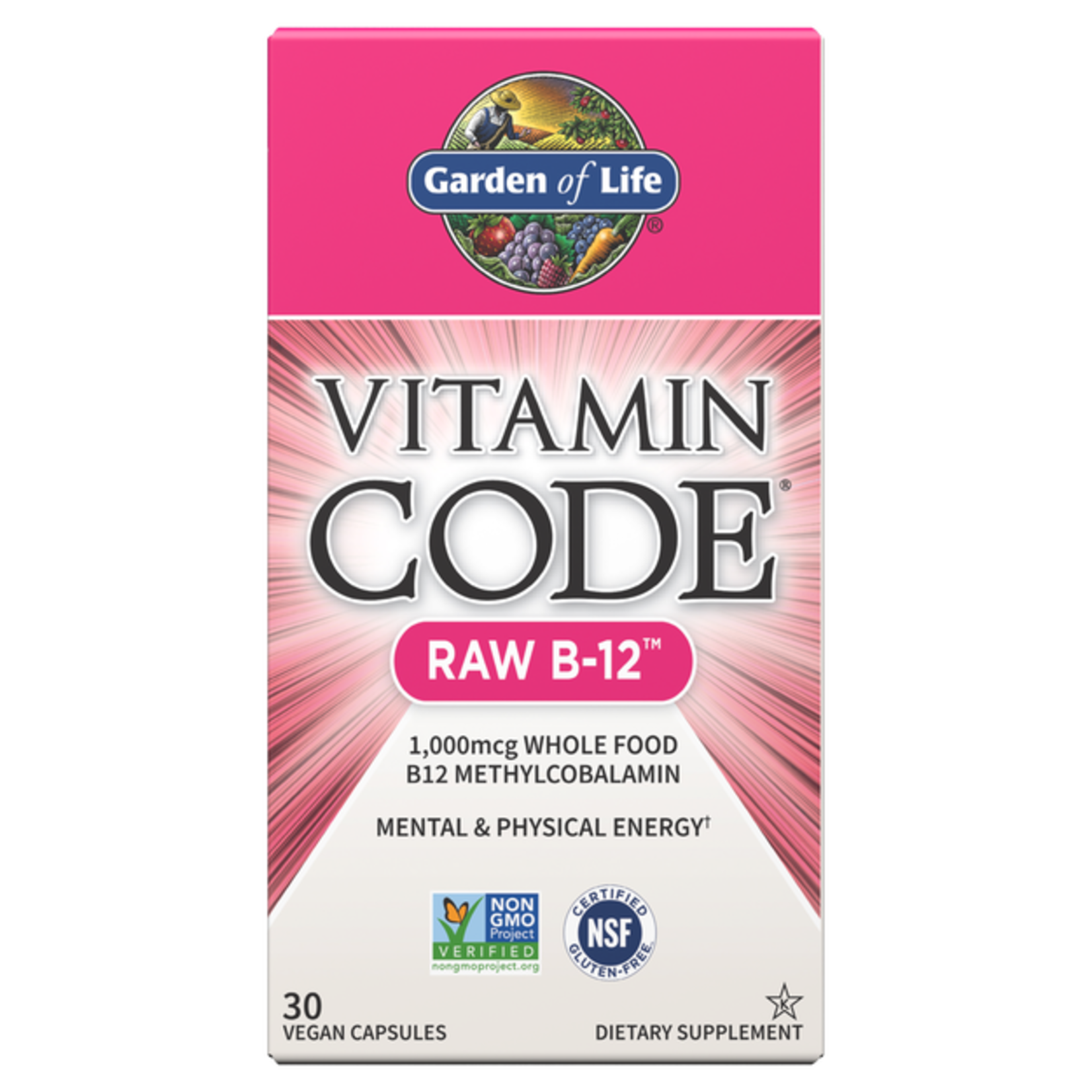 Garden of Life Garden of Life - Vitamin Code Raw B-12 - 30 Capsules