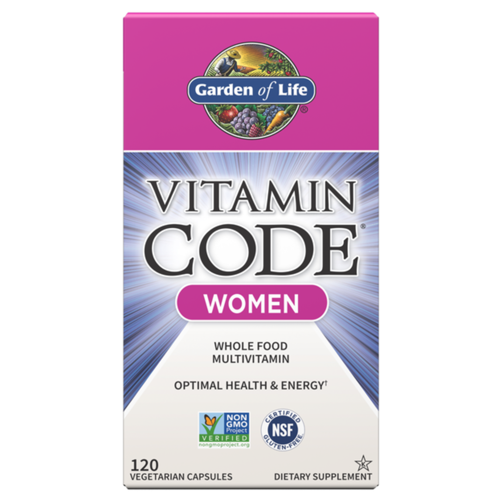 Garden of Life Garden of Life - Vitamin Code Women Multivitamin - 120 Capsules