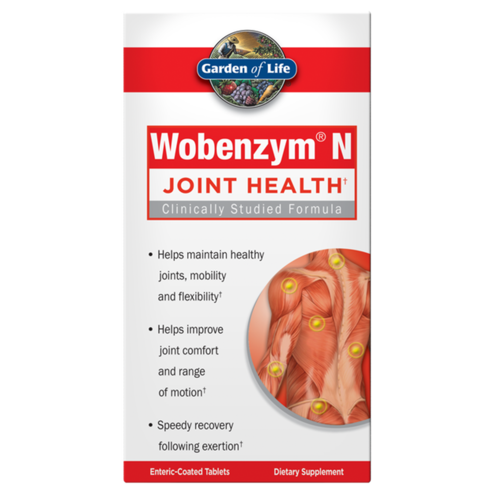 Garden of Life Garden of Life - Wobenzym N Joint Health - 200 Tablets