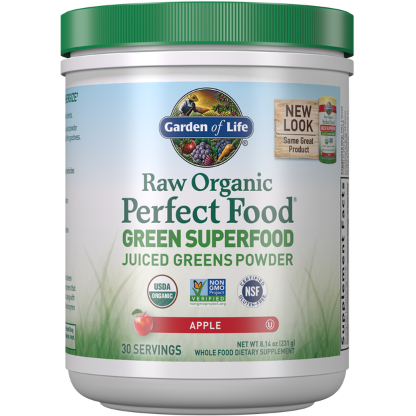 Garden of Life Garden of Life - Raw Organic Perfect Food Green Superfood Apple - 234 grams