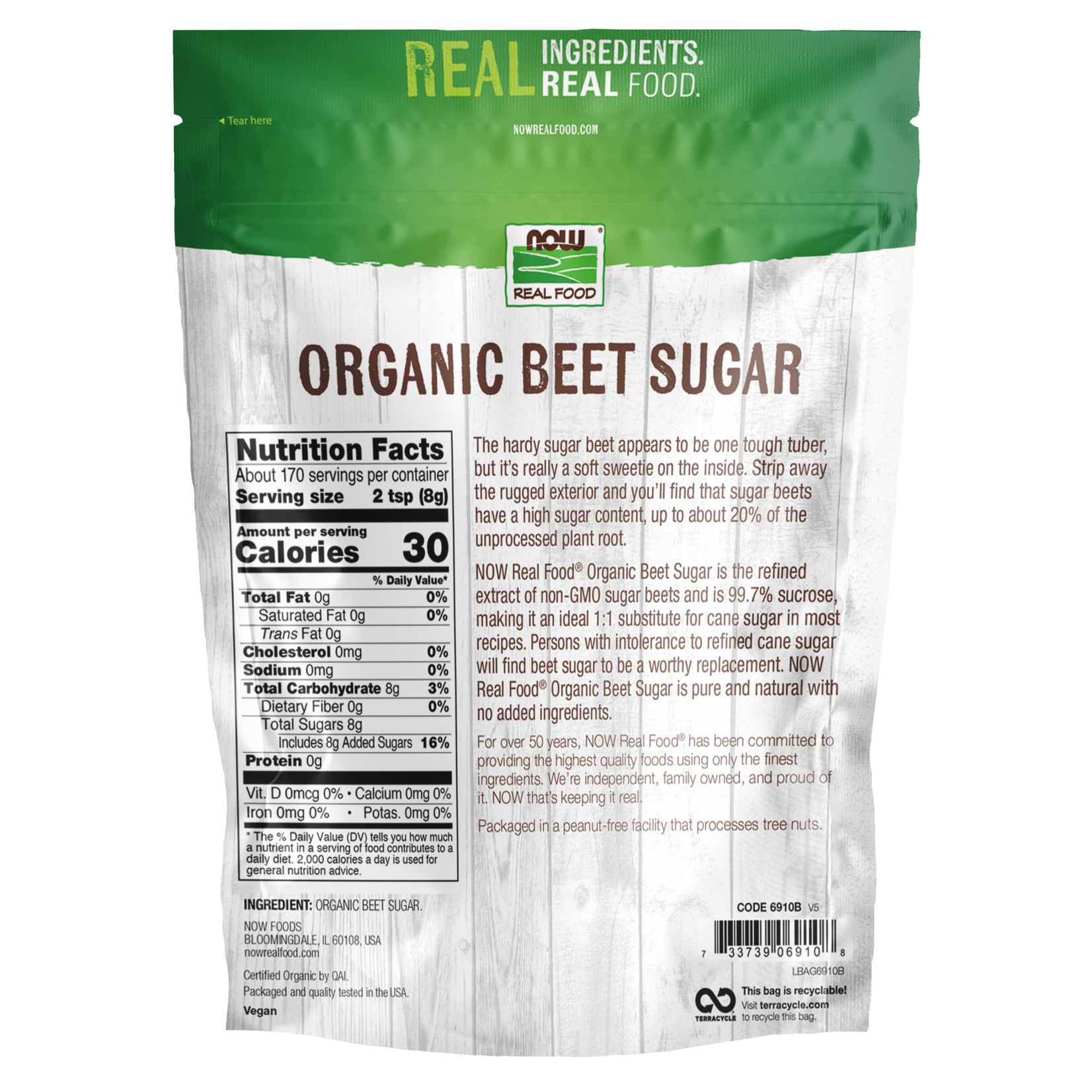 Now Now - Organic Beet Sugar - 3 lb