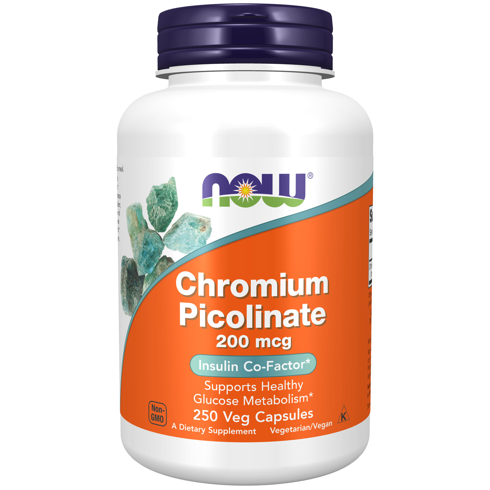 Now Now - Chromium Picolinate 200 mcg - 250 Veg Capsules