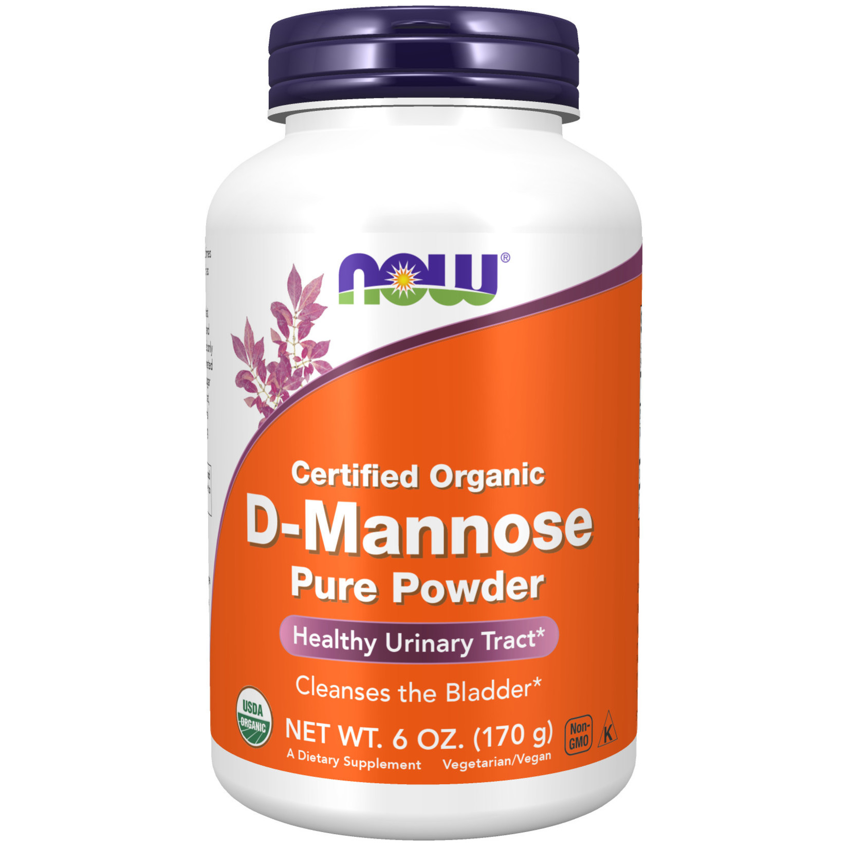 Now Now - D-Mannose, Organic & Pure - 6 oz. Powder