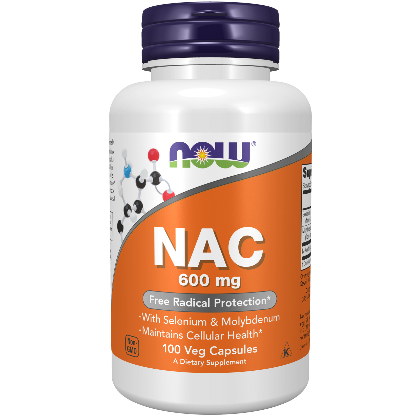 Now Now - NAC 600 mg - 100 Capsules