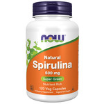 Now Spirulina 500 mg - 120 Veg Capsules