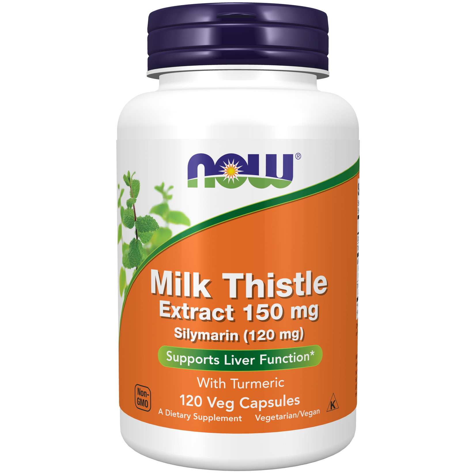 Now Now - Silymarin Milk Thistle Extract 150 mg - 120 Capsules