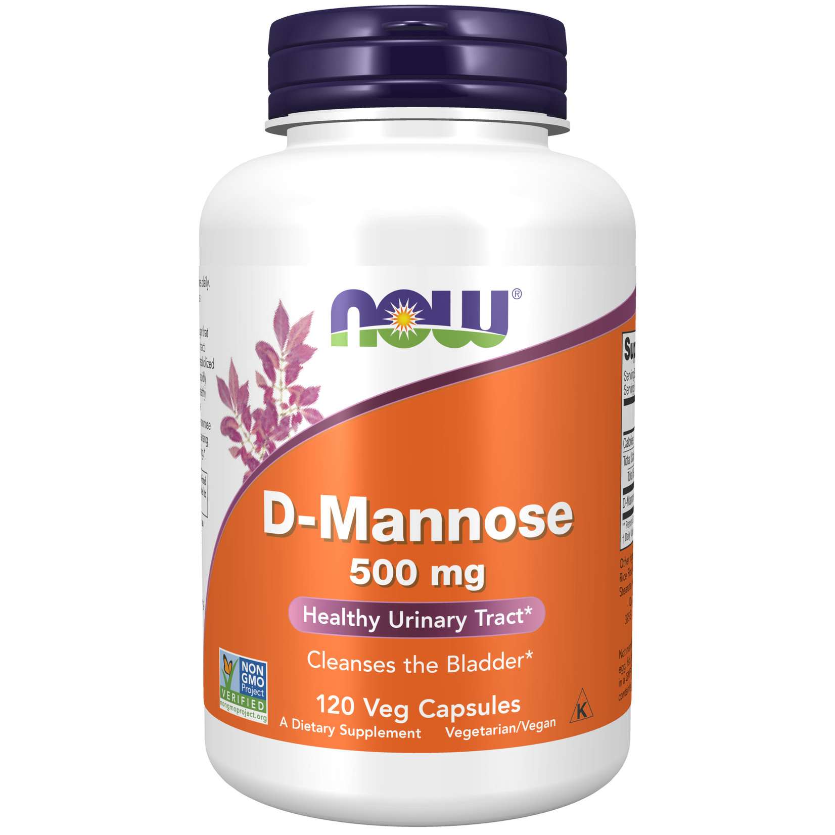 Now Now - D-Mannose - 120 Capsules