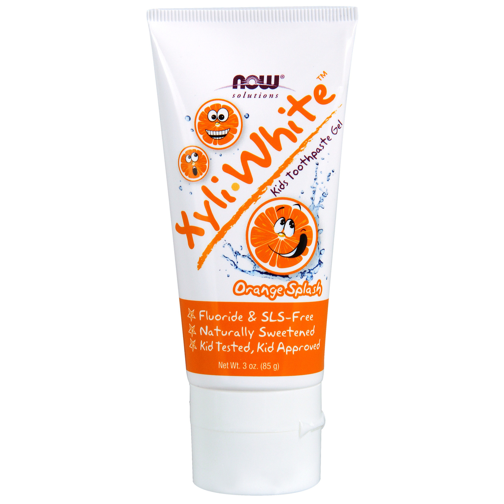 Now Now - XyliWhite Orange Splash Toothpaste Gel for Kids - 3 oz.