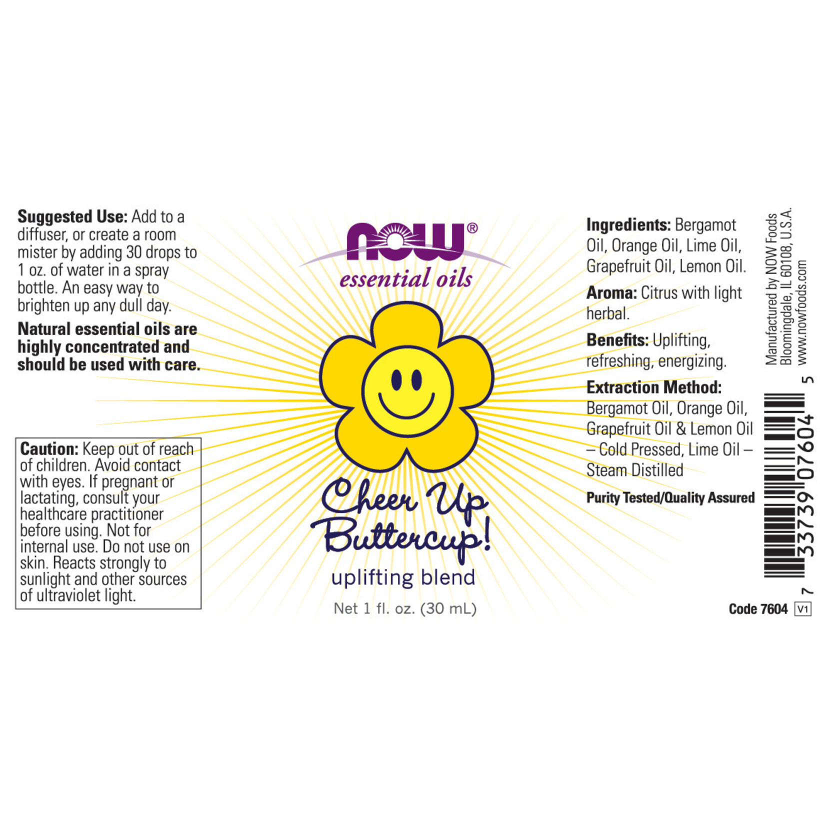 Now Now - Uplifting Blend Cheer Up Buttercup! - 1 oz