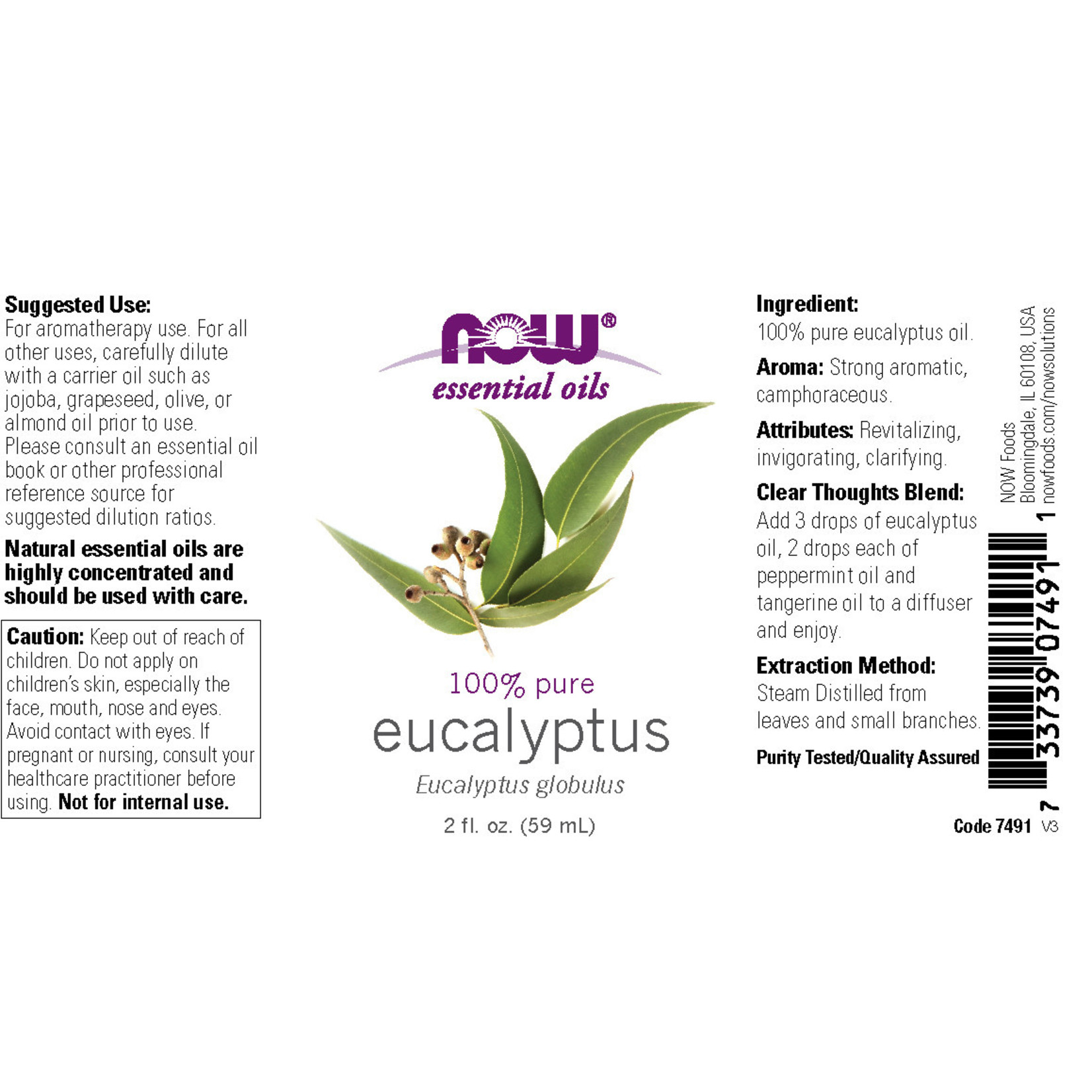 Now Now - Eucalyptus Oil - 2 oz