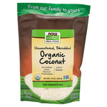 Now Coconut, Organic, Unsweetened & Shredded - 10 oz.