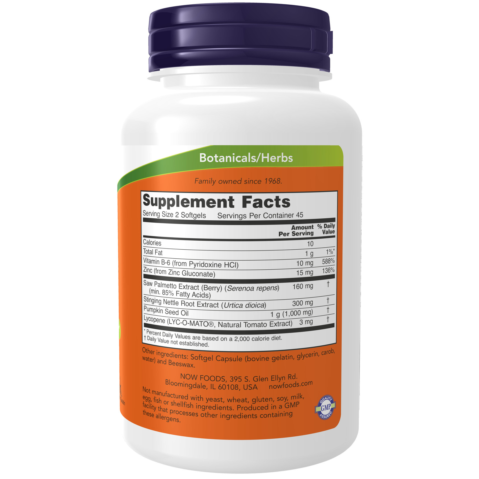 Now Now - Prostate Support - 90 Softgels