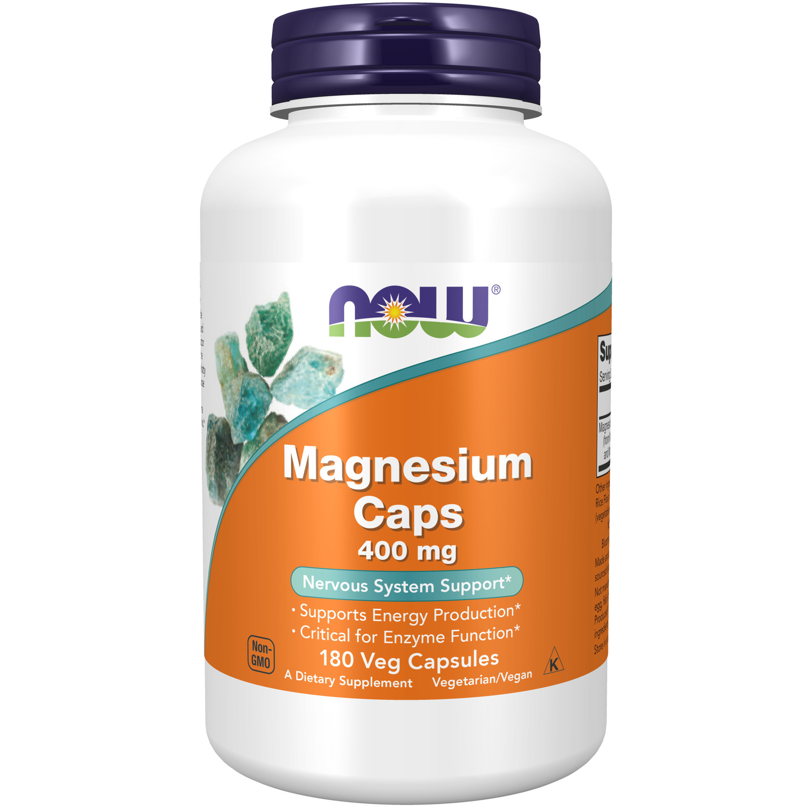 Now Now - Magnesium 400mg - 180 Capsules