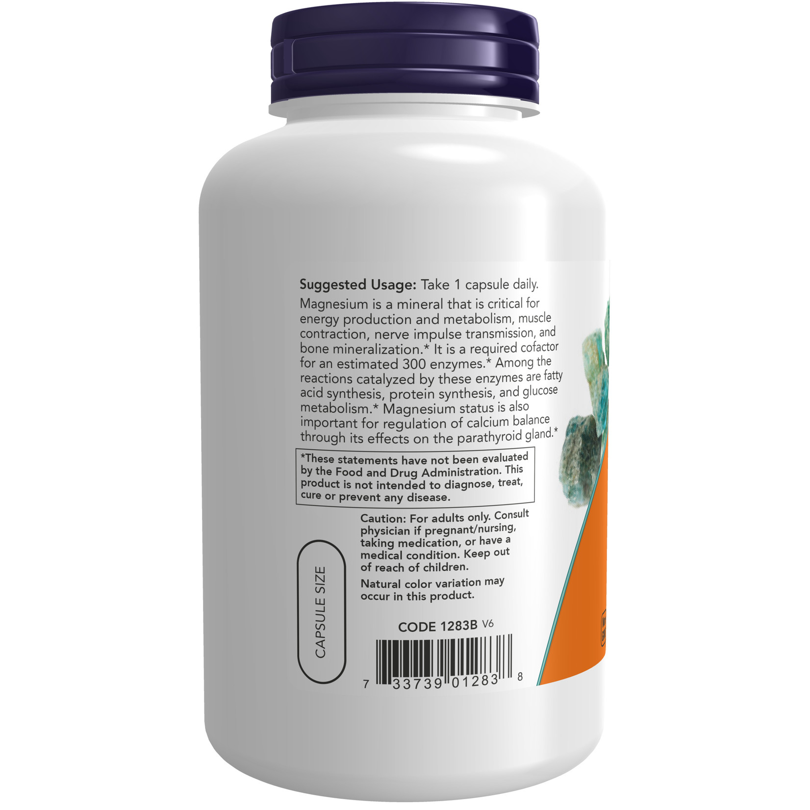 Now Now - Magnesium 400mg - 180 Capsules