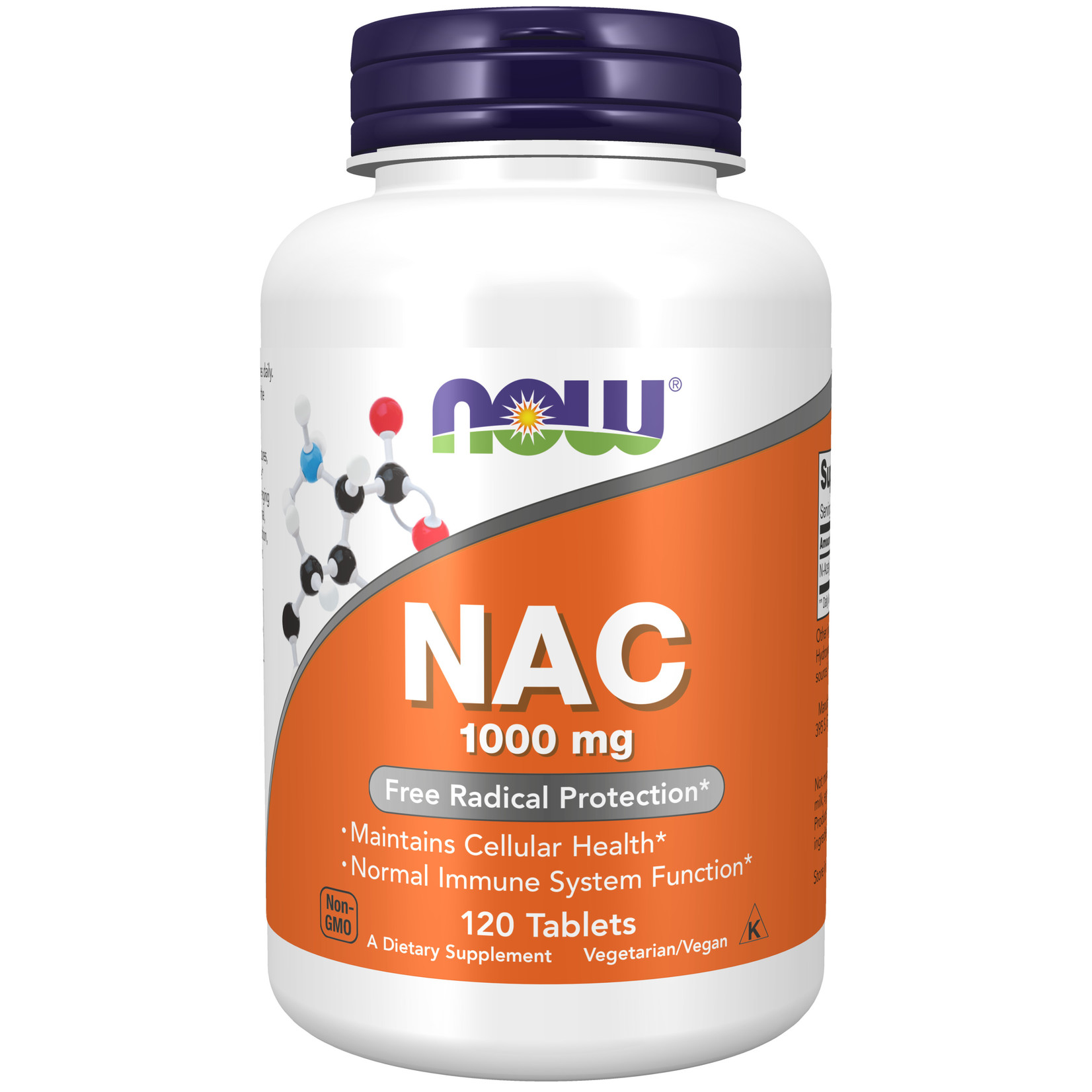Now Now - NAC 1000 mg - 120 Tablets