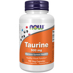 Now Taurine 500mg - 100 Capsules