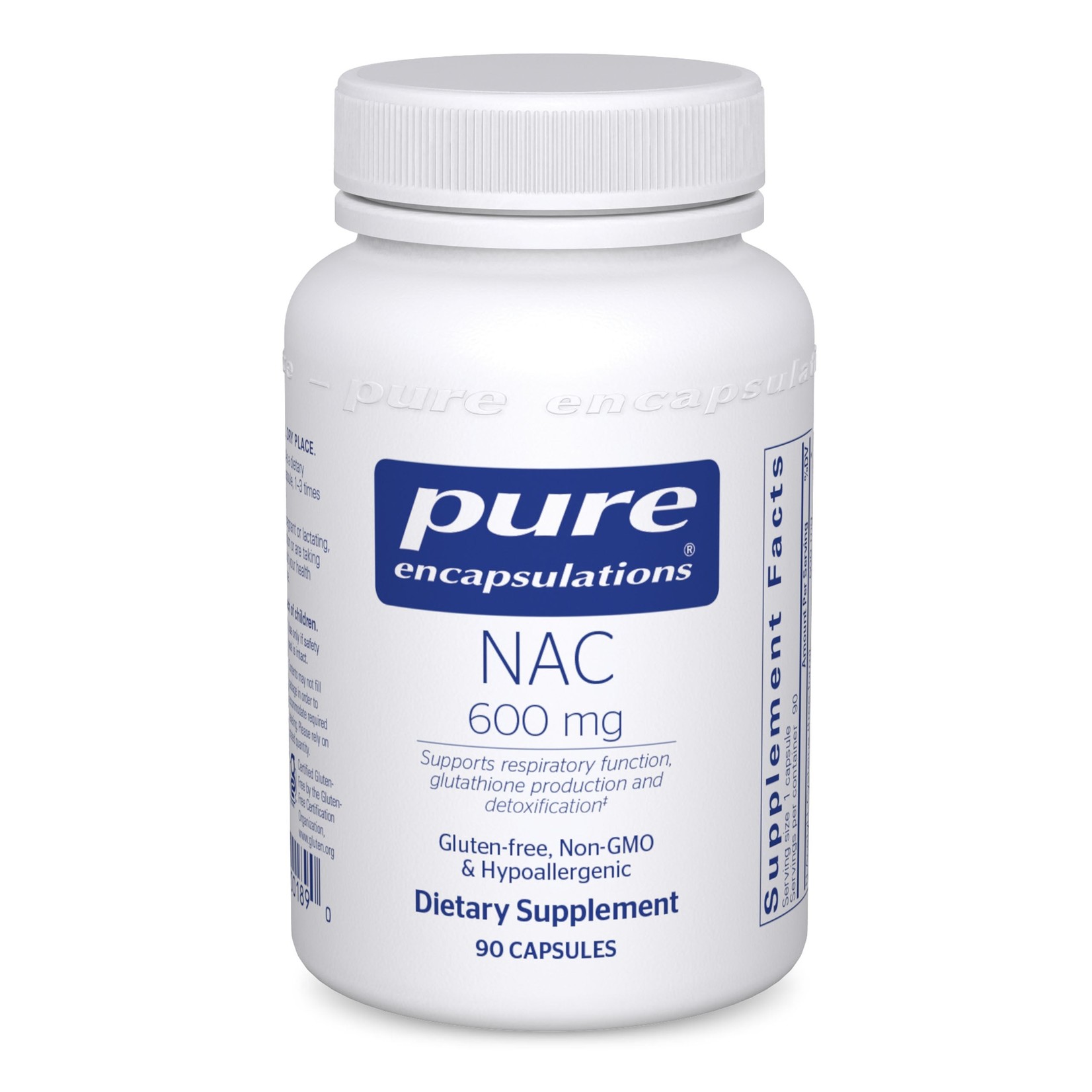Pure Encapsulations Pure Encapsulations - Nac 600 mg - 90 Capsules