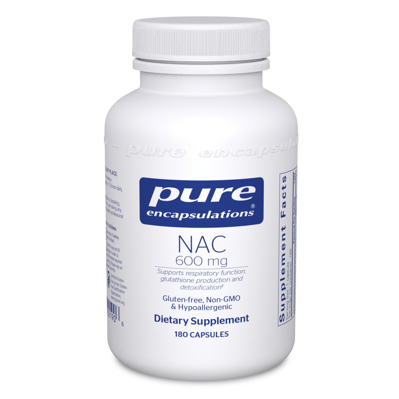 Pure Encapsulations Pure Encapsulations - Nac 600 mg - 180 Capsules