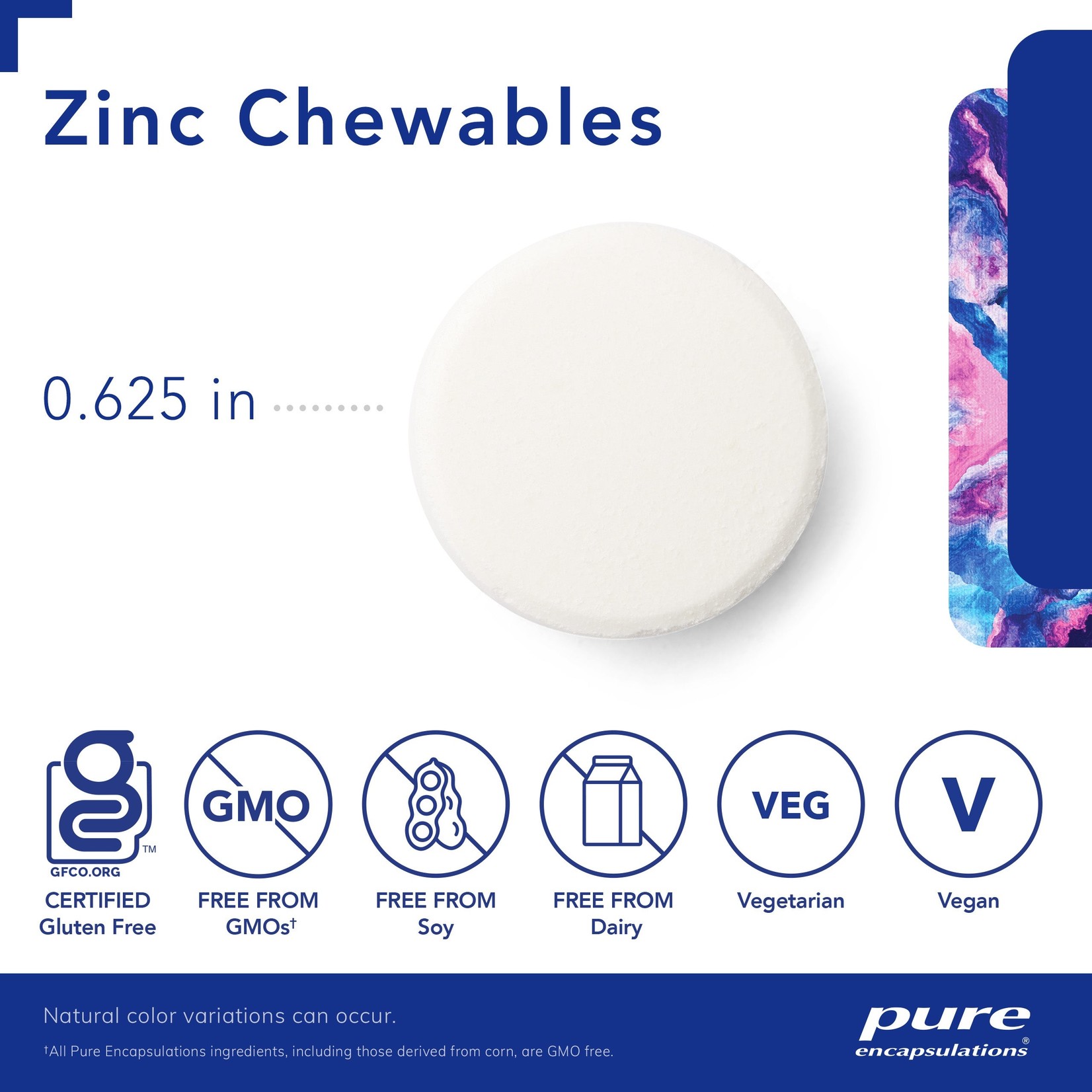 Pure Encapsulations Pure Encapsulations - Zinc Chewables - 100 Tablets