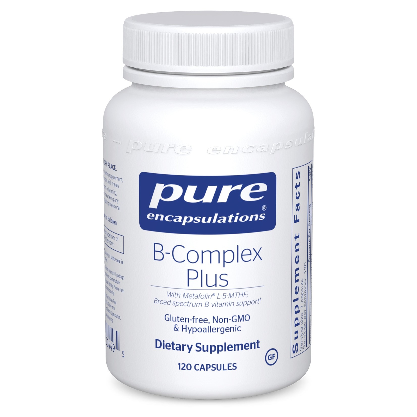 Pure Encapsulations Pure Encapsulations - B Complex Plus - 120 Veg Capsules