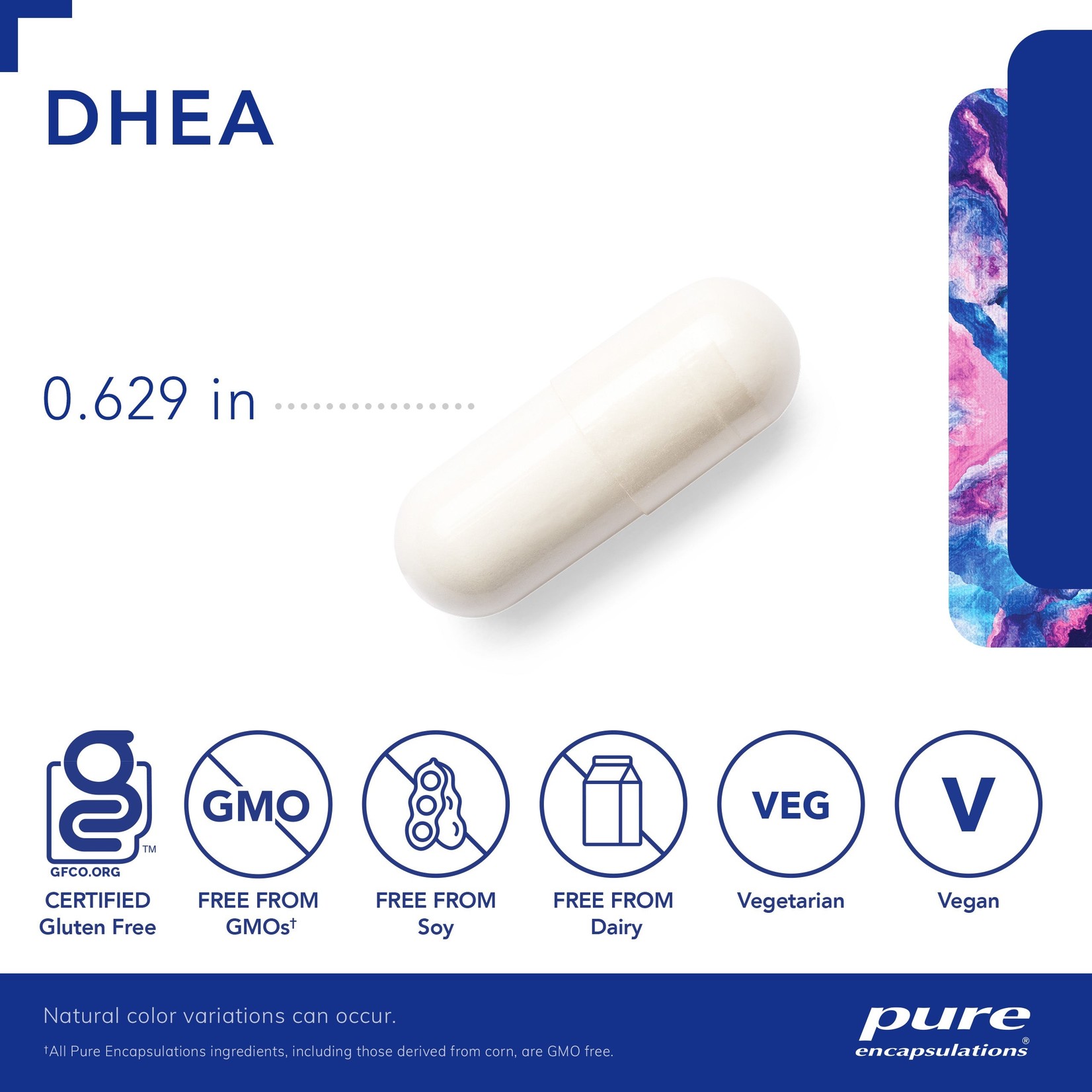 Pure Encapsulations Pure Encapsulations - Dhea 25 mg - 60 Capsules