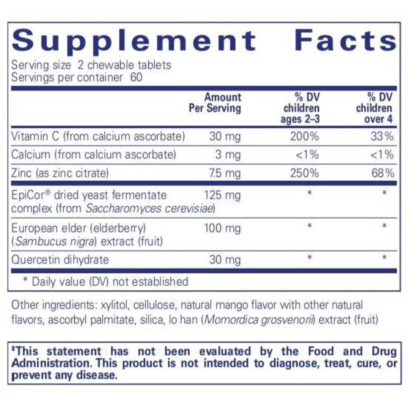 Pure Encapsulations Pure Encapsulations - Pure Defense Chewables - 120 Count