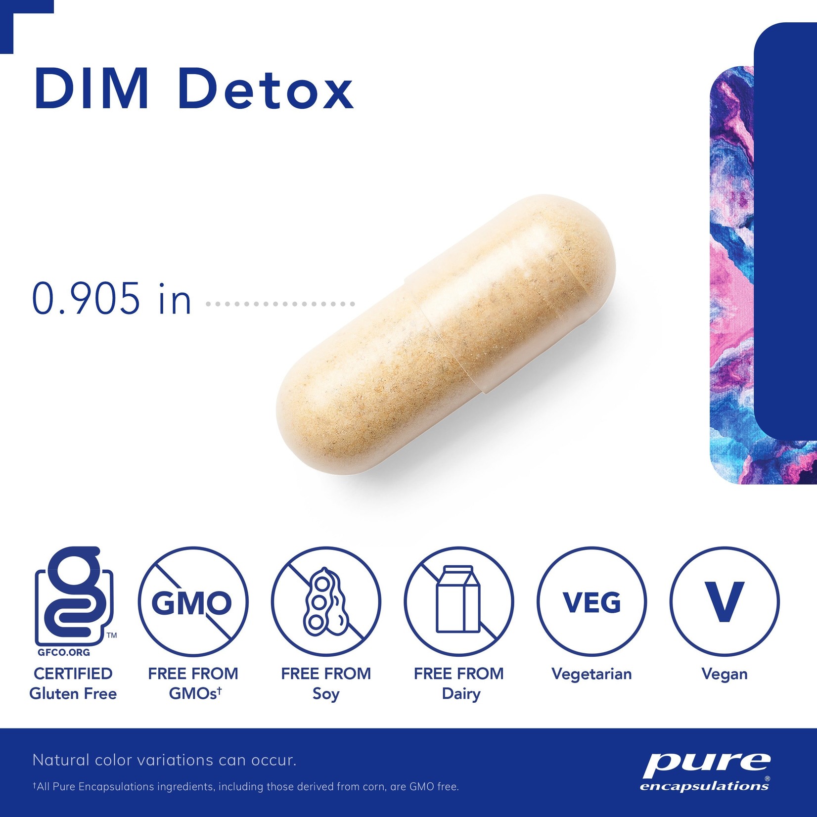 Pure Encapsulations Pure Encapsulations - Dim Detox - 60 Capsules