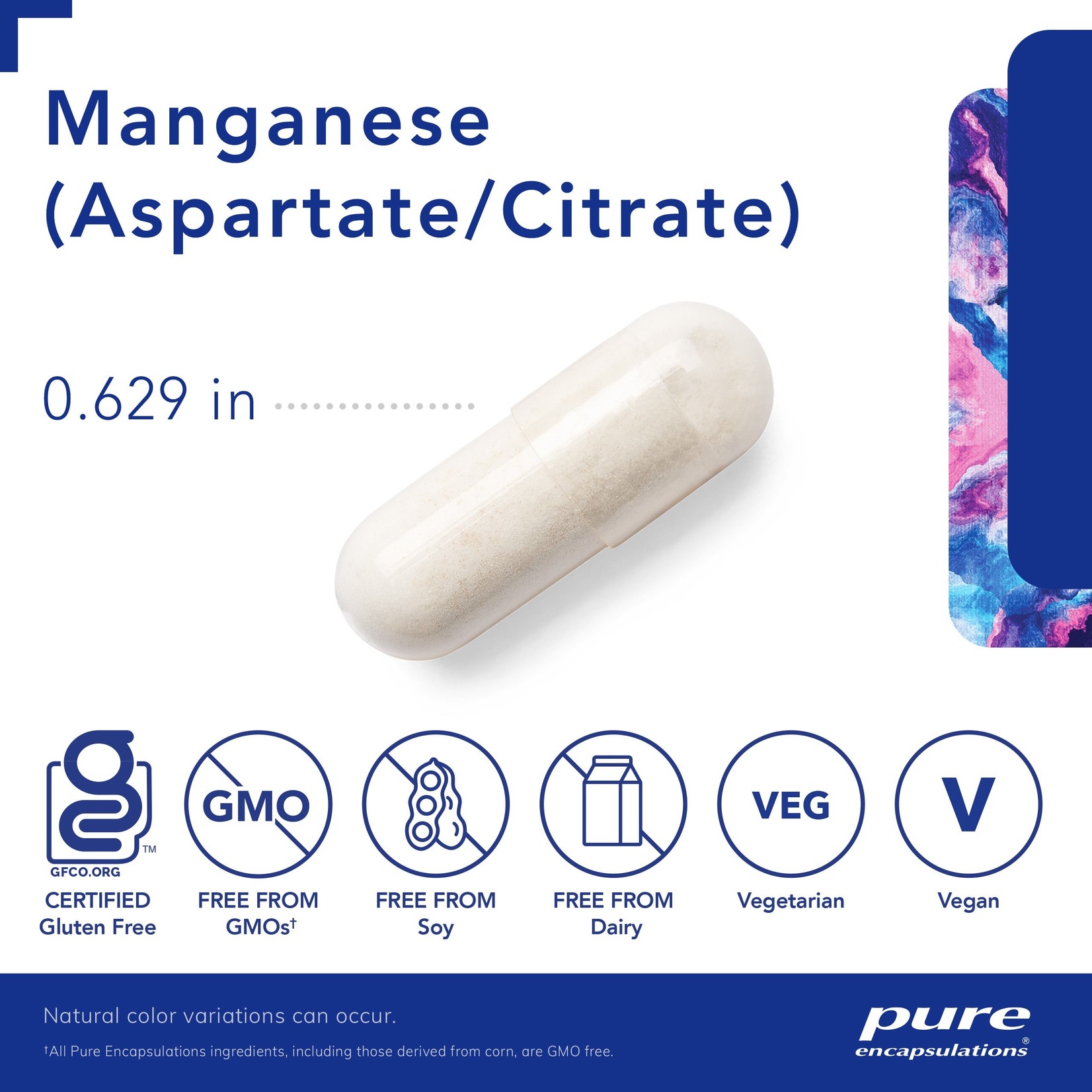 Pure Encapsulations Pure Encapsulations - Manganese Aspartate - 60 Capsules