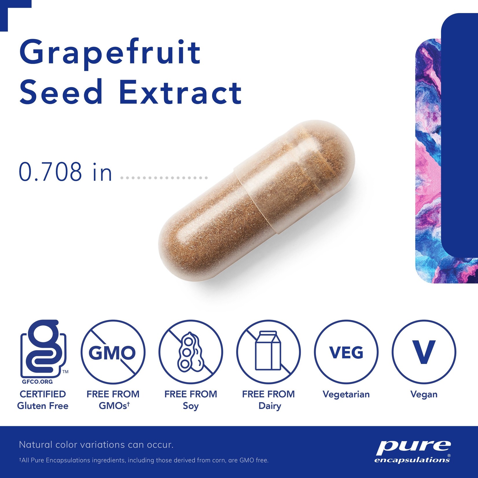 Pure Encapsulations Pure Encapsulations - Grapefruit Seed Extract - 60 Capsules
