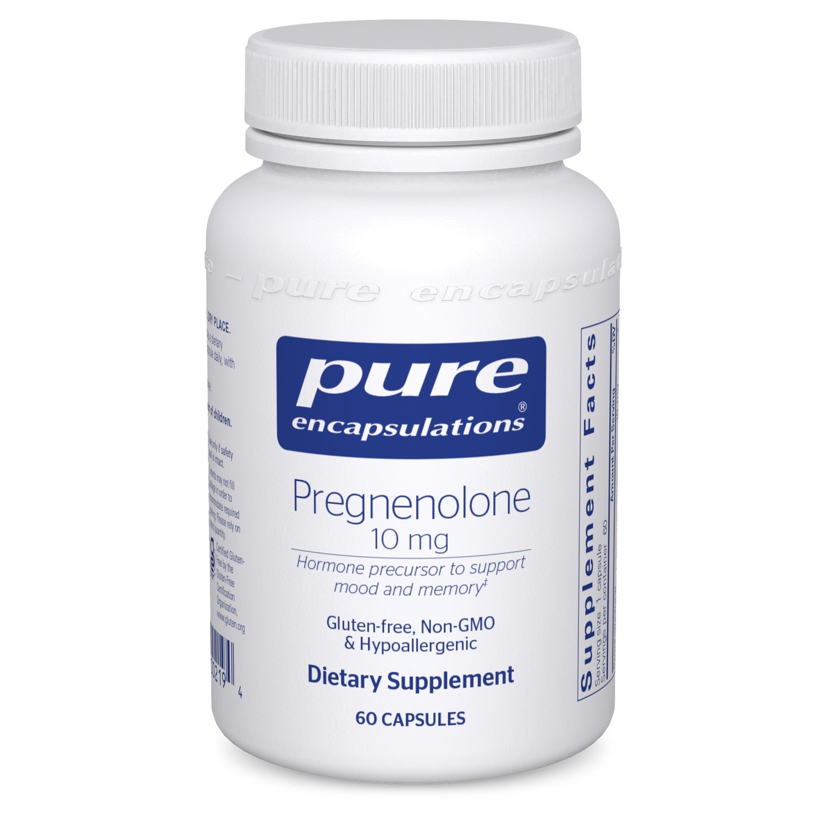 Pure Encapsulations Pure Encapsulations - Pregnenolone 10 mg - 60 Capsules