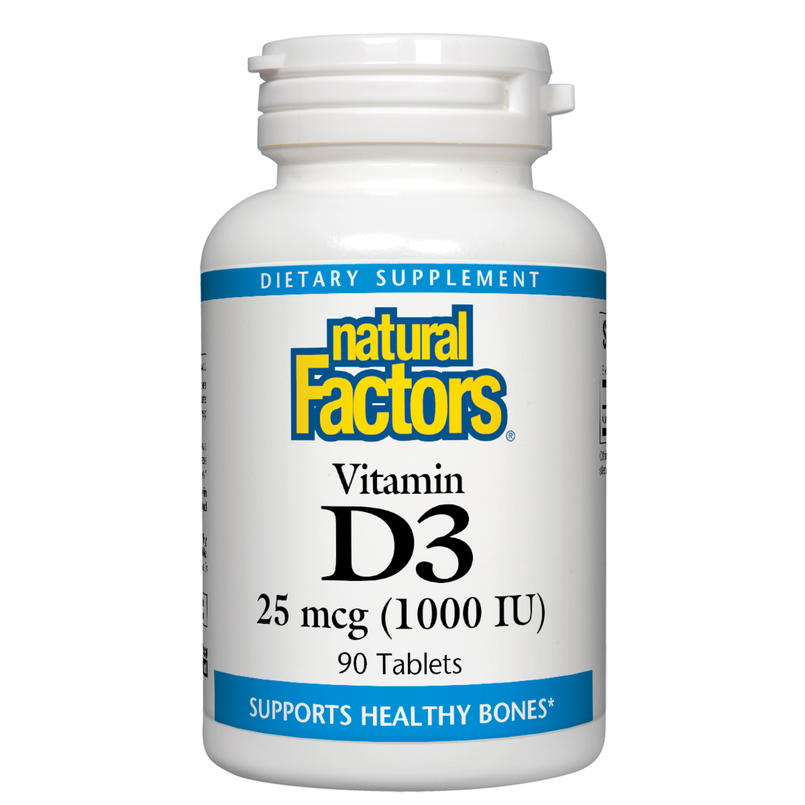 Natural Factors Natural Factors - Vitamin D3 1000 IU - 90 Tablets