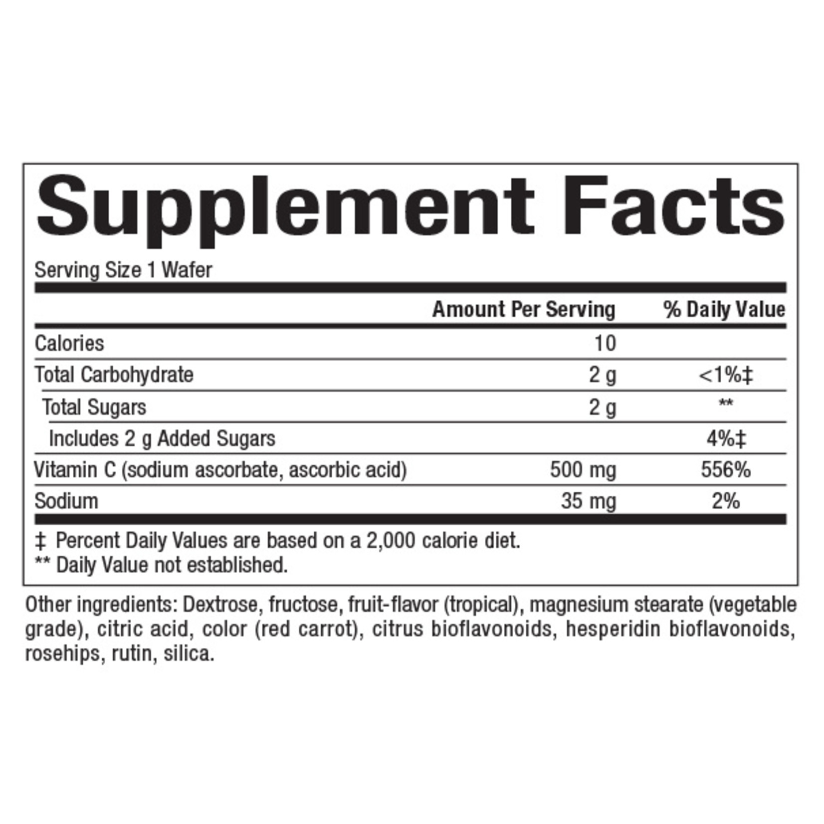 Natural Factors Natural Factors - C 500 mg Natural Fruit Chews Jungle Juice - 90 Tablets